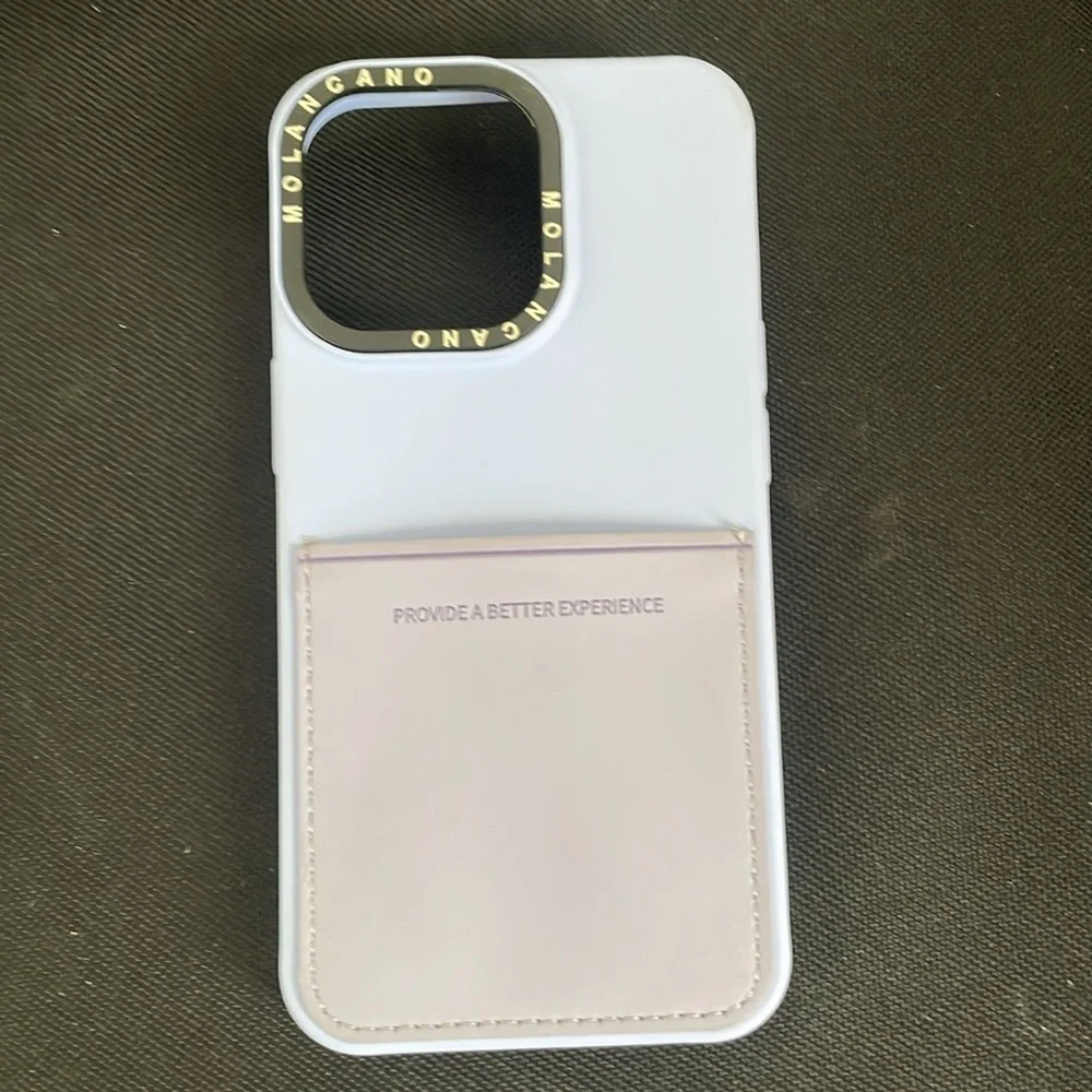 14 ProCase w/Card Holder Soft Liquid Silicone CreditCard Slot,FullCamera purple
